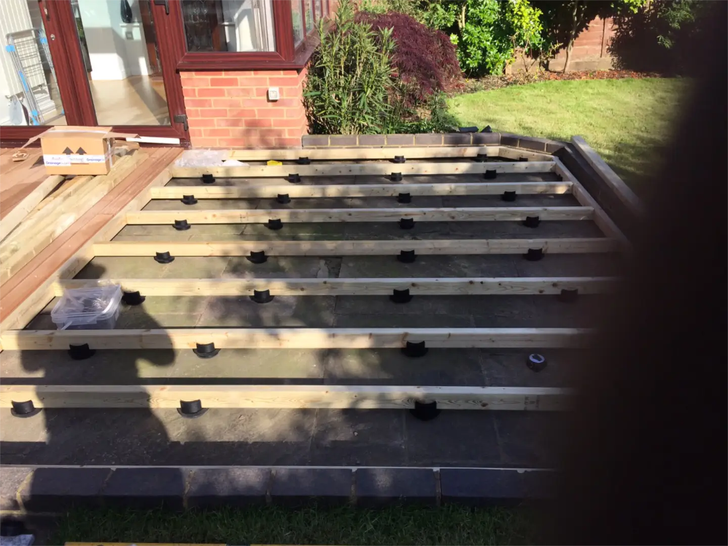 Natural Wood Decking Garden Reading